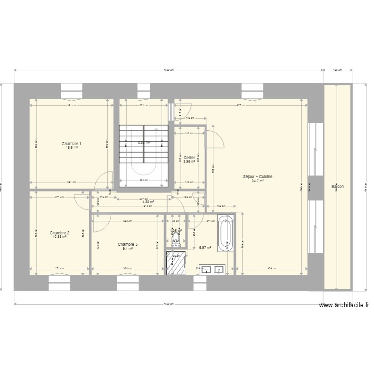 Plans de La Chapelle Blanche. Plan de 0 pièce et 0 m2