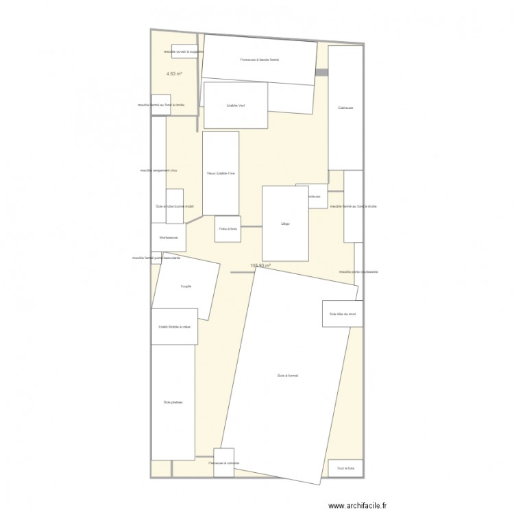 Atelier. Plan de 0 pièce et 0 m2