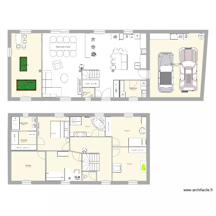 Maison FSP 5. Plan de 