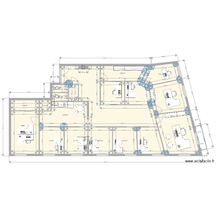 joffre FL. Plan de 0 pièce et 0 m2