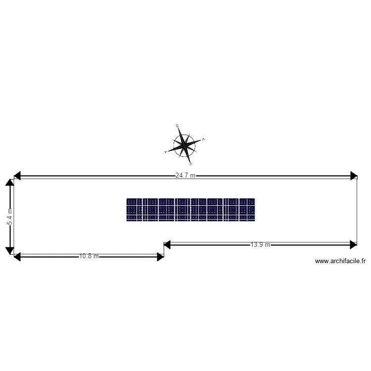 MAISON BOUVIER SUD. Plan de 