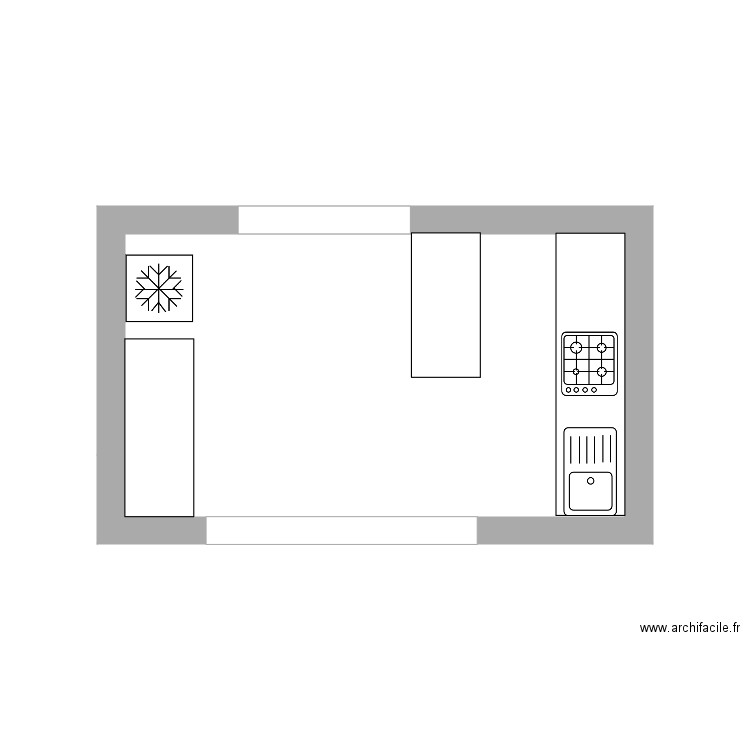 cuisine mail. Plan de 0 pièce et 0 m2