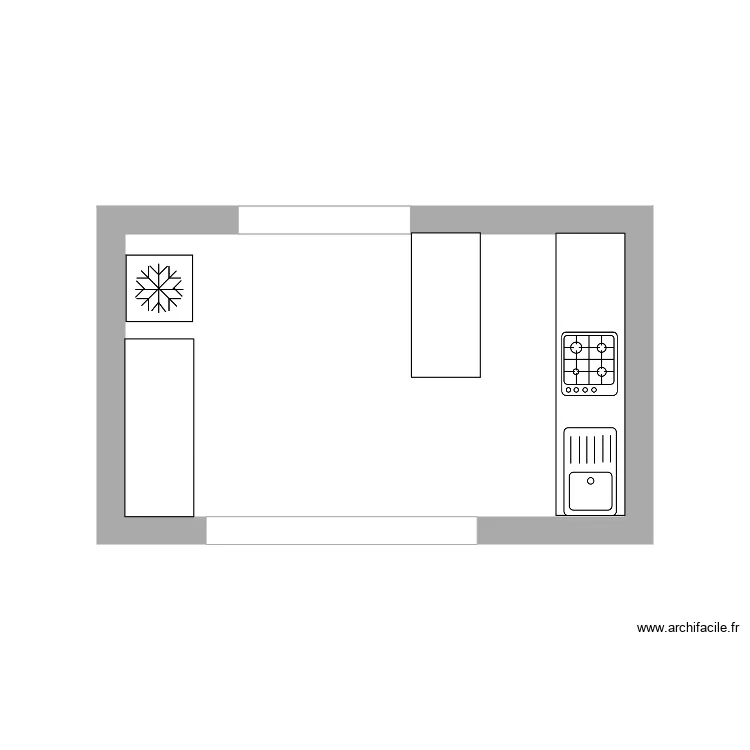cuisine mail. Plan de 
