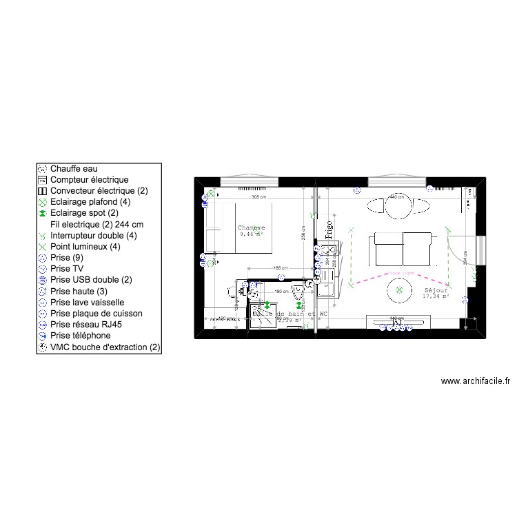 PLAN VILLEJUIF ELEC. Plan de 0 pièce et 0 m2