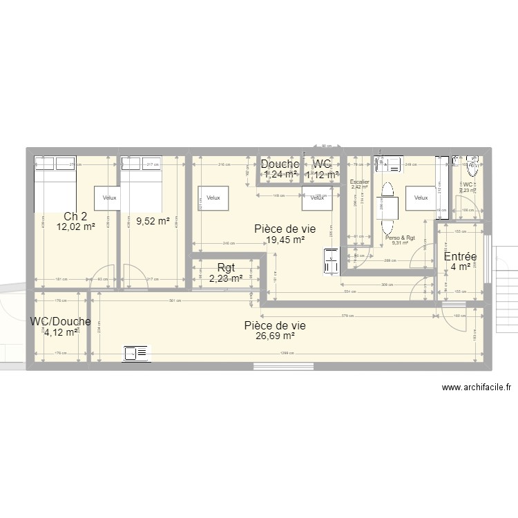 91 CORBEIL ARCHE Projet GLOBAL V ArL 150422. Plan de 0 pièce et 0 m2