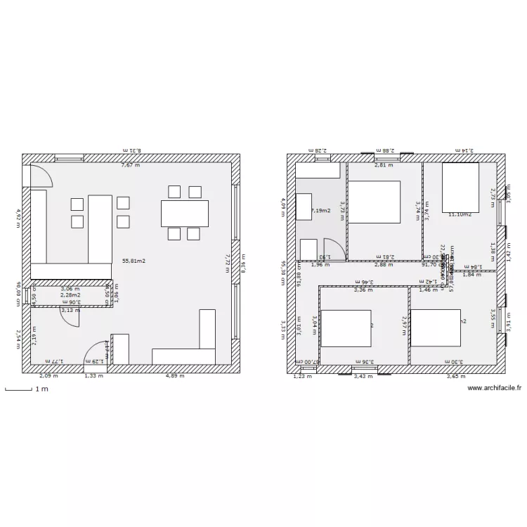MAISON OUSTAL. Plan de MAISON OUSTAL. Plan de