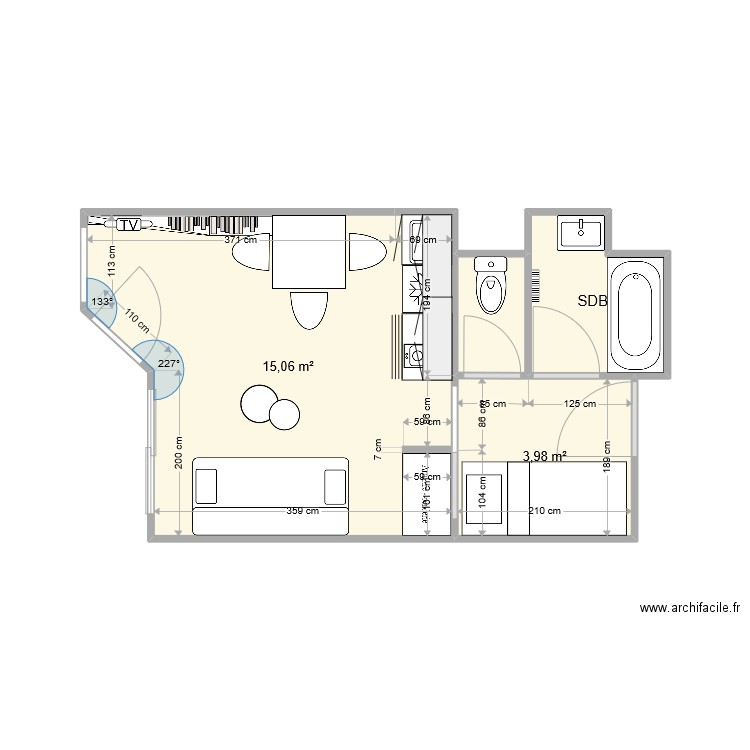 pornic. Plan de 0 pièce et 0 m2