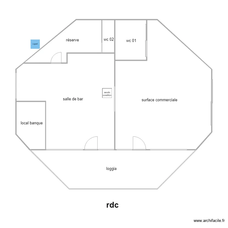 barreau pizza ass. Plan de 