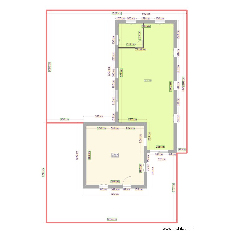 Le petit paradis. Plan de 0 pièce et 0 m2