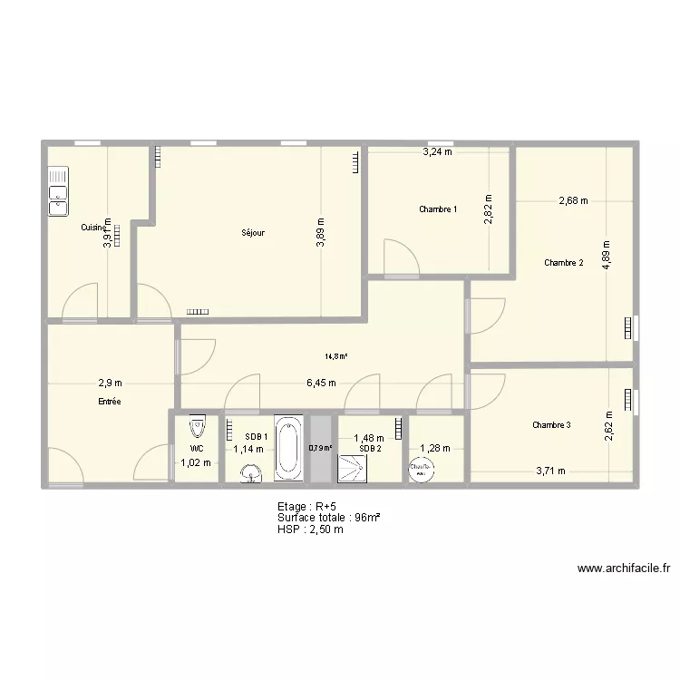 SADDAOUI Sortant. Plan de 