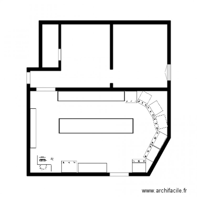 ALIMENTATION PASTEUR Les LILAS . Plan de 0 pièce et 0 m2