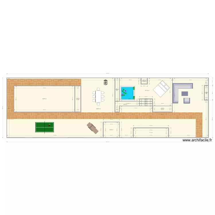 TERRASSE MAISON. Plan de TERRASSE MAISON. Plan de