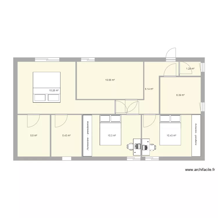 Plan maison. Plan de 