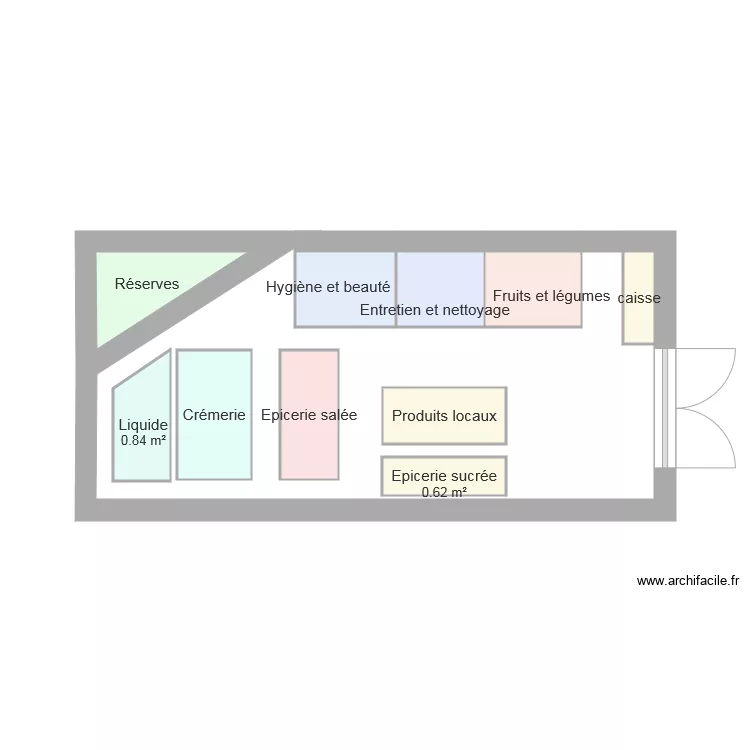 plan de masse sup&eacute;rette. Plan de 