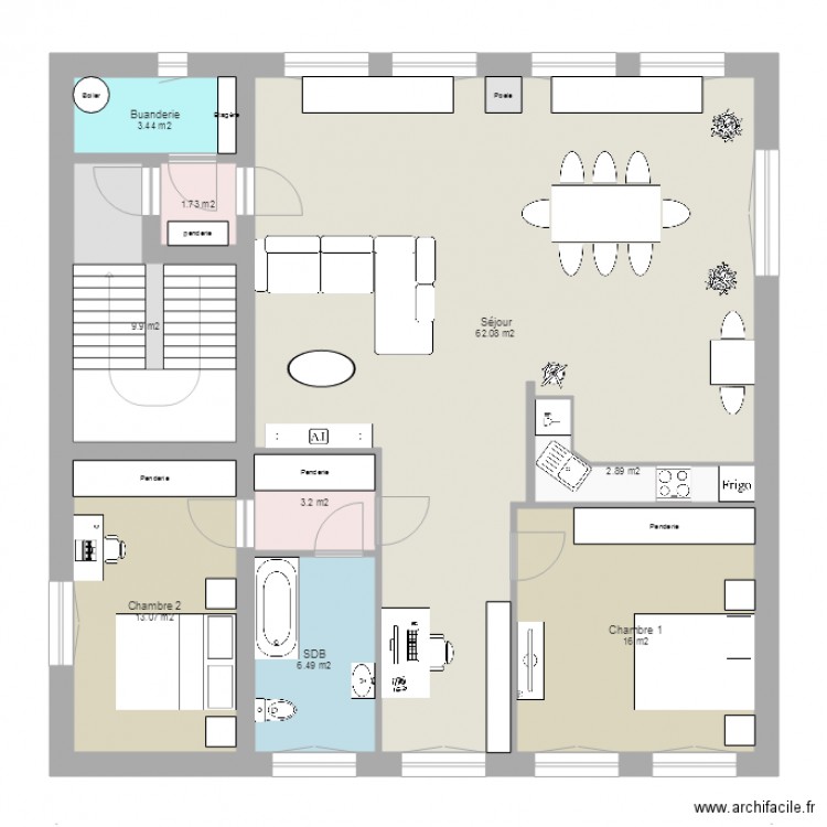 Appartement Maman Corroy. Plan de 0 pièce et 0 m2