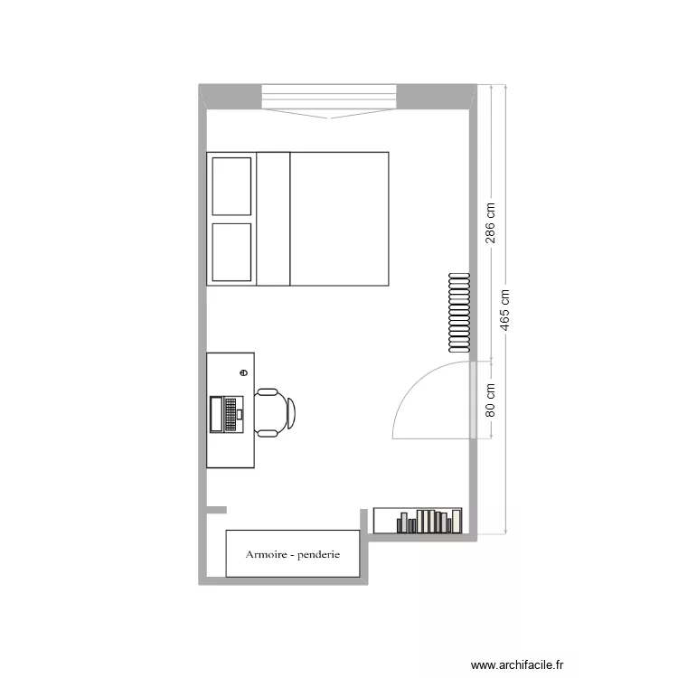 Chambre loulou. Plan de Chambre loulou. Plan de