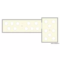 Bel &eacute;tage tables 6-7 pers / 108-126p