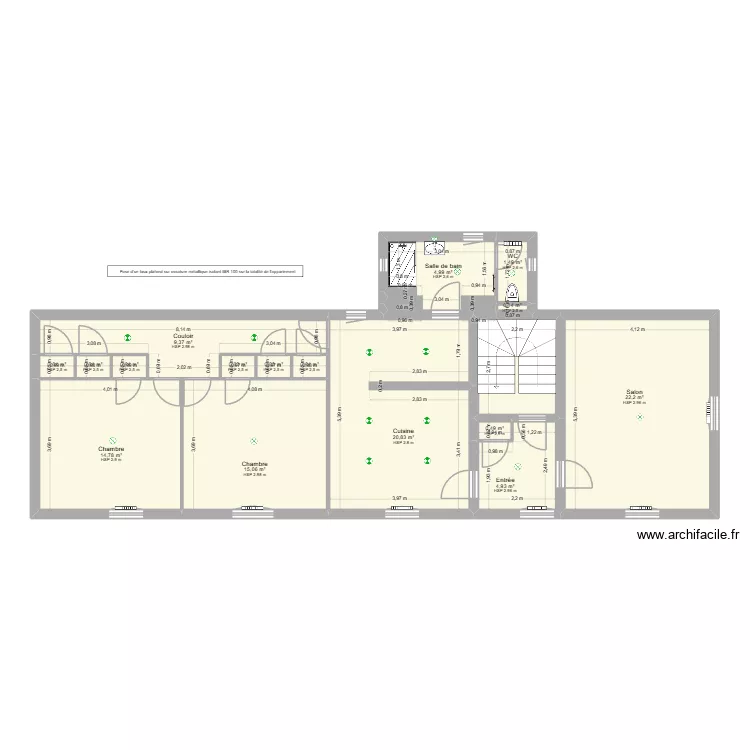 Mozac. Plan de 17  et 104 m²