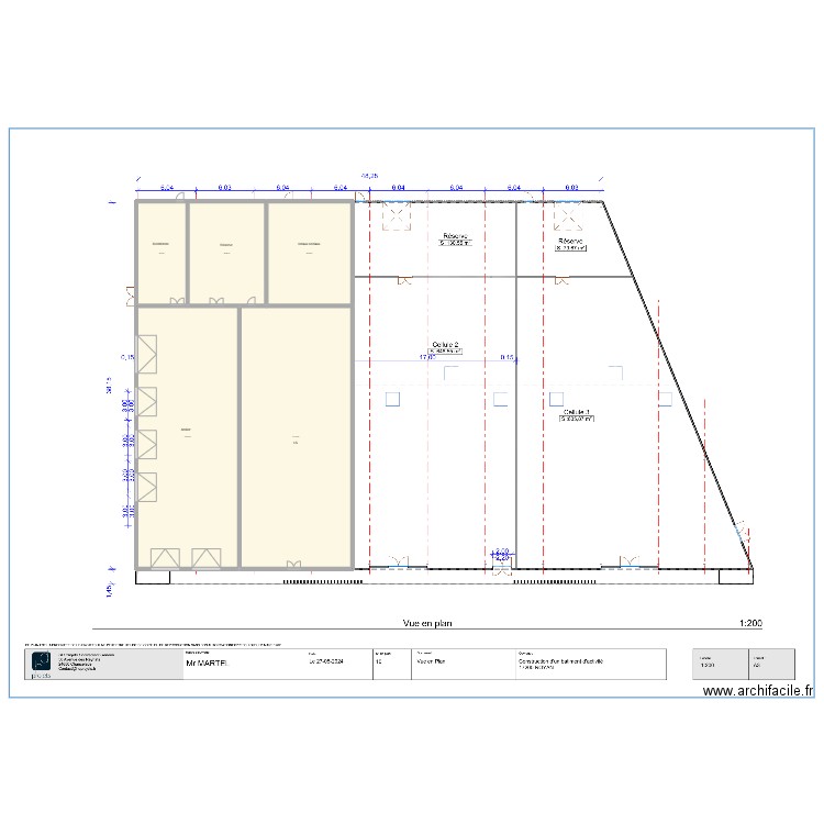 Royan 850 .2. Plan de 5 pièces et 854 m2