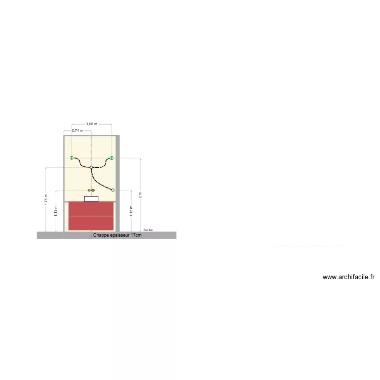 salle de bain. Plan de 2 et 4 m² salle de bain. Plan de 2 et 4 m²