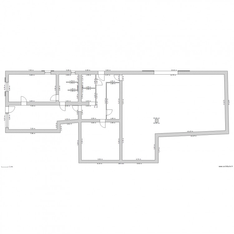 batiment chauvin P rdc cote. Plan de 0 pièce et 0 m2