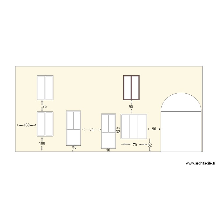 Façade avant nouvelle version. Plan de 0 pièce et 0 m2