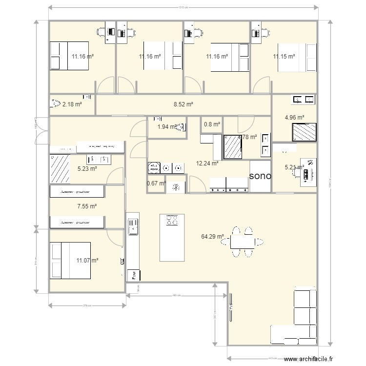 MAISON en limite 2. Plan de 0 pièce et 0 m2