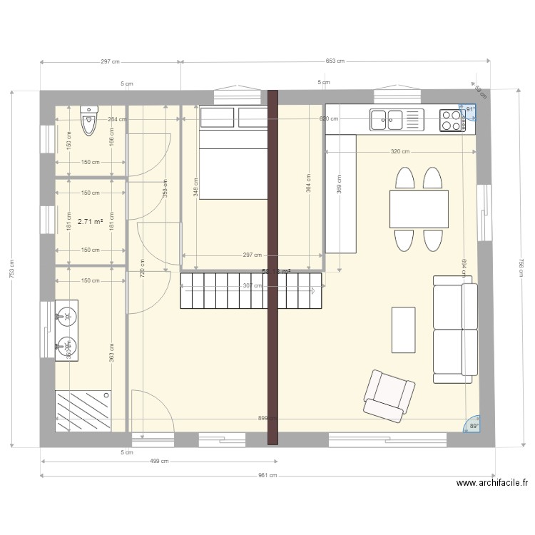 JB Maison rdc v3. Plan de 0 pièce et 0 m2
