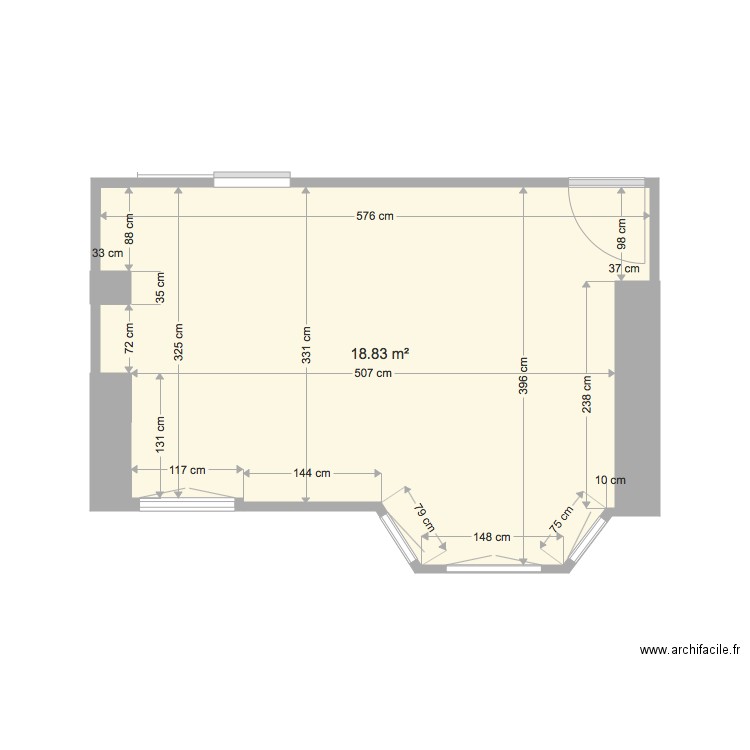 247 V plan salon. Plan de 0 pièce et 0 m2