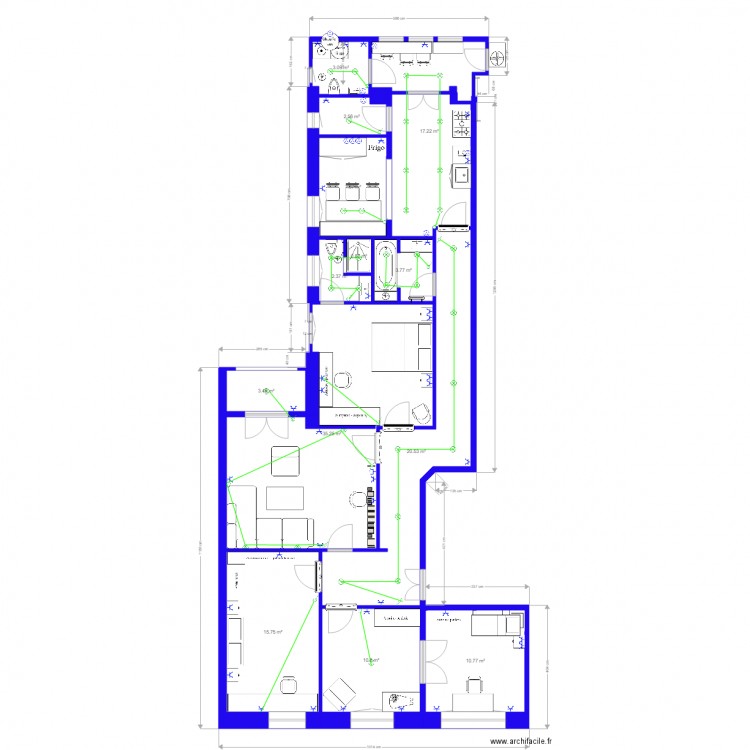 plan sao felix 4 elec. Plan de 0 pièce et 0 m2