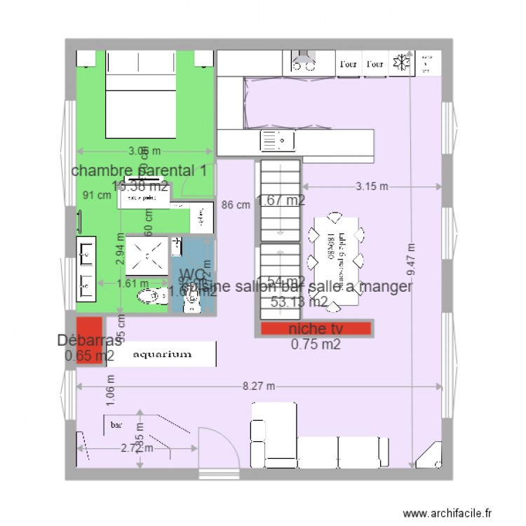 rozay definitif . Plan de 0 pièce et 0 m2