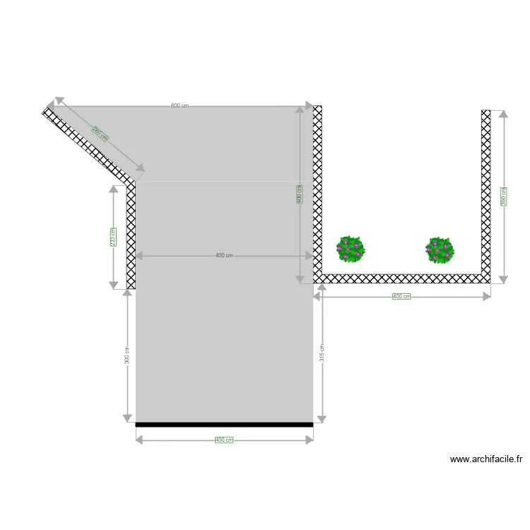 rivi&eacute;re sal&eacute;es. Plan de 