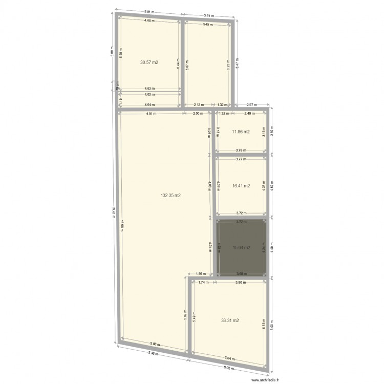 chartreux. Plan de 0 pièce et 0 m2