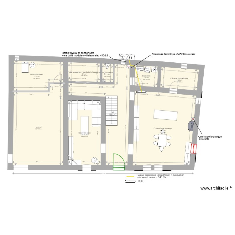 Mas Sarrians clim. Plan de 0 pièce et 0 m2