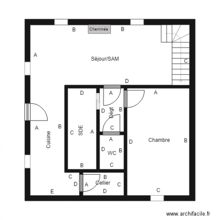 DELALANDE. Plan de 0 pièce et 0 m2