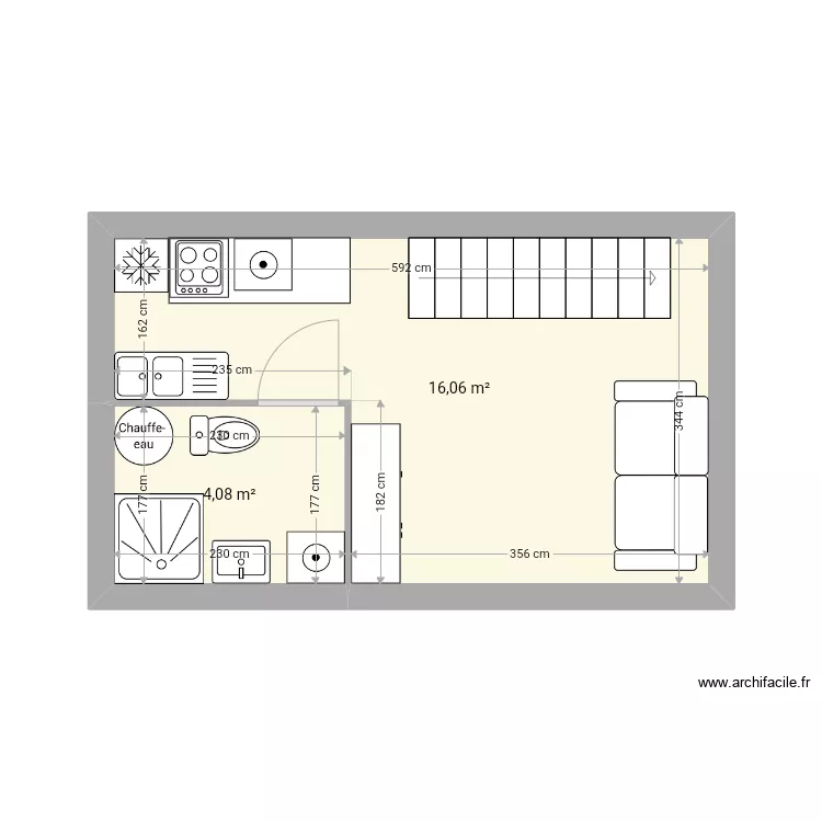 Cabane ch bb sous parents. Plan de 