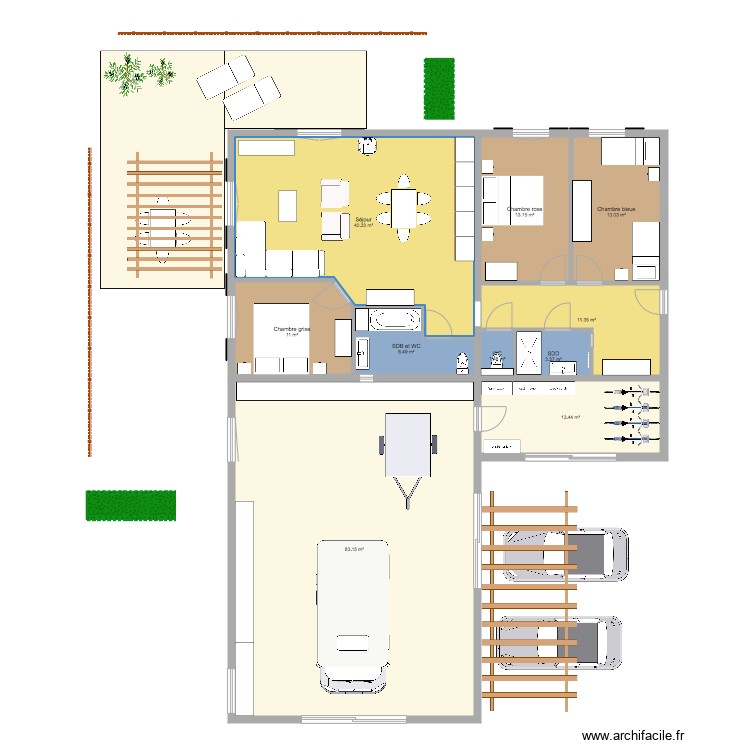 Gite Blanc 2018. Plan de 0 pièce et 0 m2