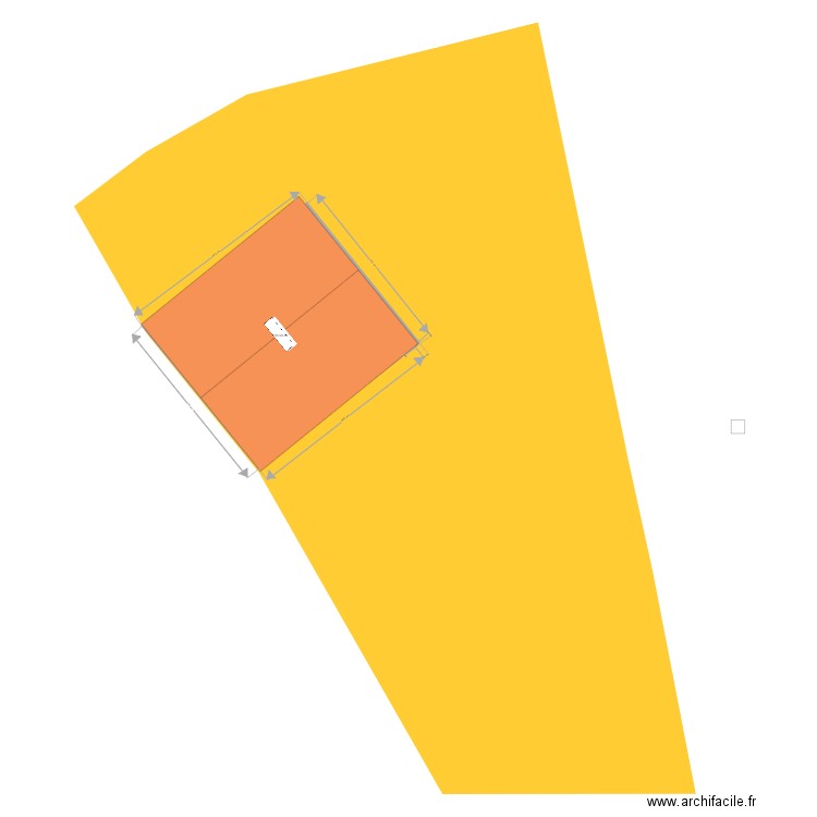 plan parcelle 605. Plan de 0 pièce et 0 m2