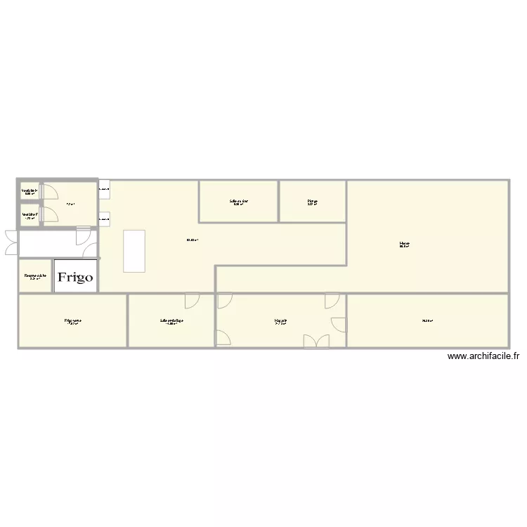 Labo Chocolaterie. Plan de Labo Chocolaterie. Plan de