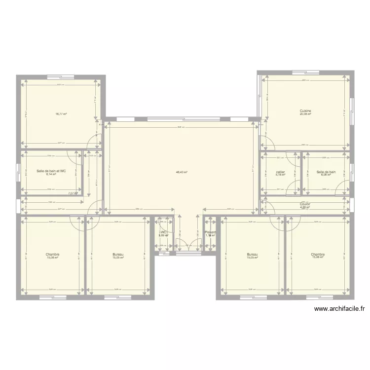 plein pied valetoliv 4. Plan de 