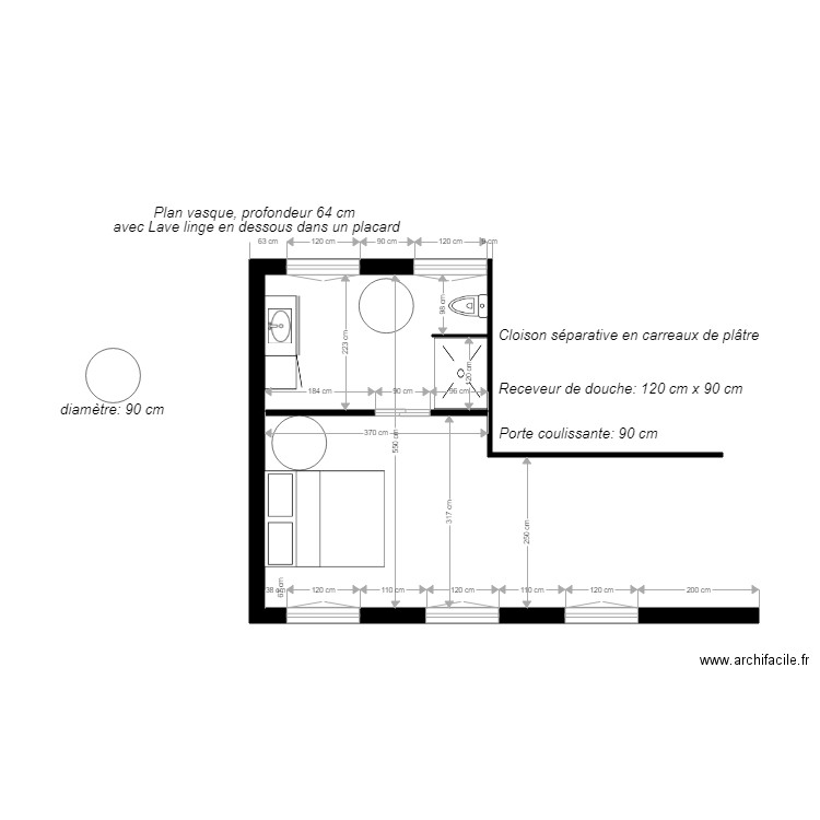 Marie Christine. Plan de 0 pièce et 0 m2