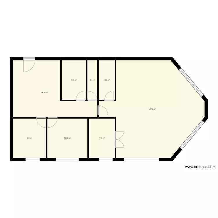 B93L83GL existant. Plan de 