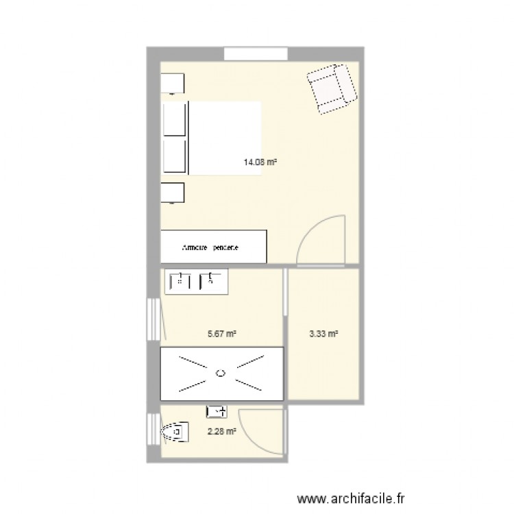 chambre parentale 2. Plan de 0 pièce et 0 m2