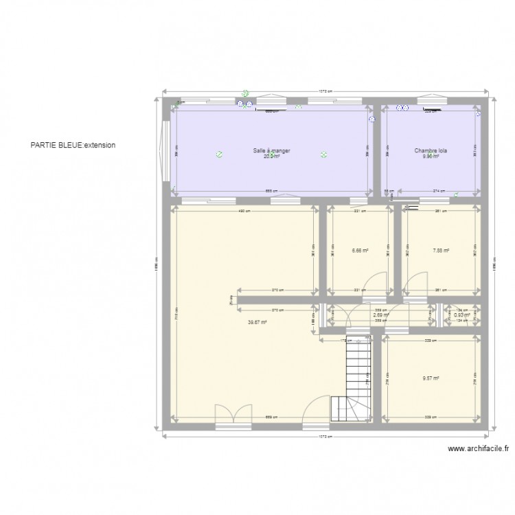 EXTENSION MARC. Plan de 0 pièce et 0 m2