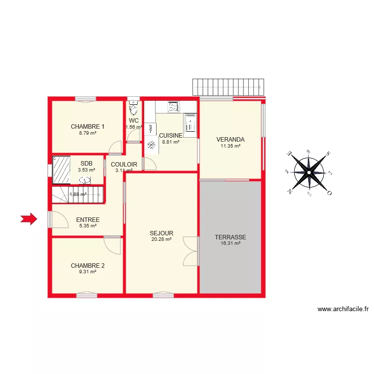 BI 6222 TEST FREDERIC. Plan de 
