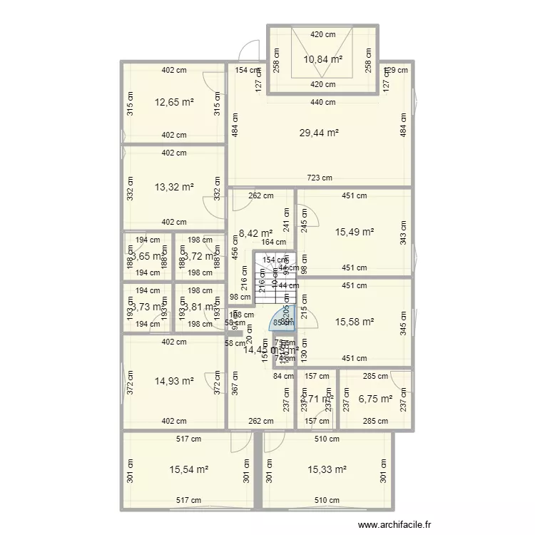 15 Descartes RDJ Coliving. Plan de 
