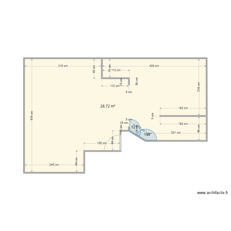 Plan plancher AUBRY. Plan de 0 pièce et 0 m2
