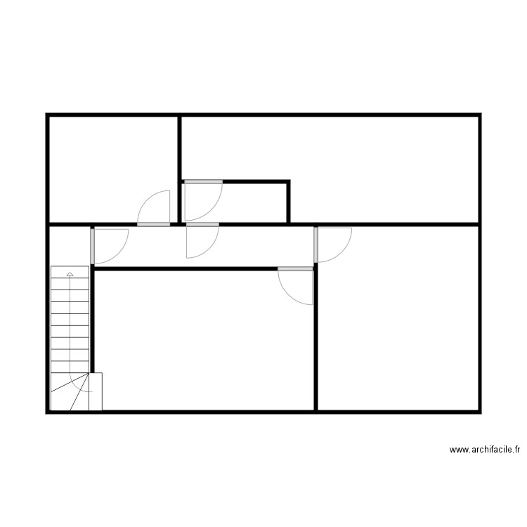 SAINT ROCH étage 1. Plan de 0 pièce et 0 m2
