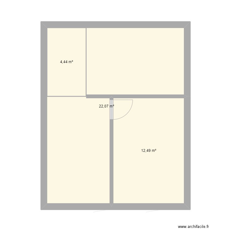 Zanieres extensions. Plan de 6 pièces et 78 m2