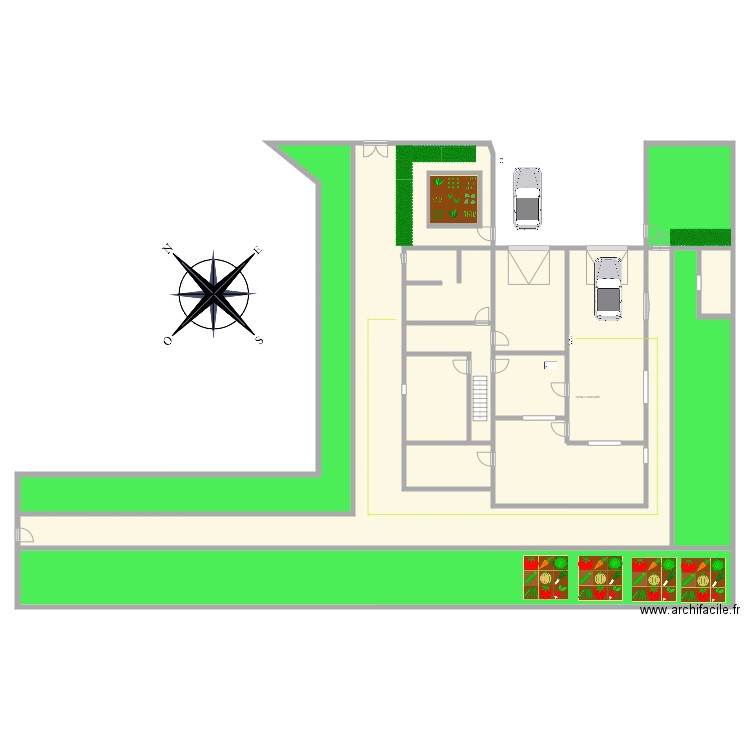 maison complete revue a la baise. Plan de 0 pièce et 0 m2